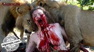 Woman Attacked by Lions